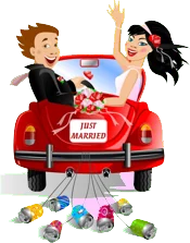 just married