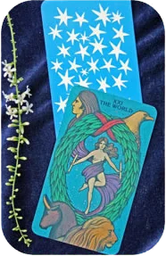 The Tarot world card for psychic readings